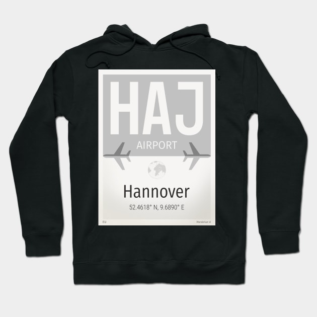 HAJ Hannover airport Hoodie by Woohoo